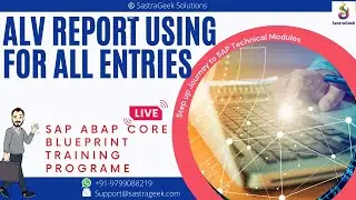 ALV Report Using For All Entries