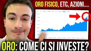 L’ORO è ai MASSIMI (81 €/grammo): COME si INVESTE in ORO spiegato in MANIERA SEMPLICE!