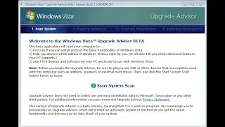Windows Vista Upgrade Advisor