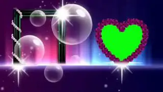 Wedding green screen heart frame effect   Heart background frame effect