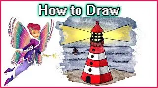 Learn to Draw a Lighthouse | Easy Drawings for Beginners