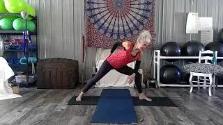 Easy Side Angle / Horse Yoga Flow by Queen You Bee
