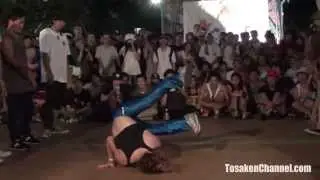 B-BOY PARK 2015 FOUND NATION  VS yawaraka BREAKING CREW BATTLE SEMI FINAL