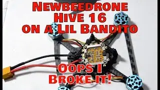Newbeedrone Hive 16 on a Lil Bandito | Oops I Broke It!