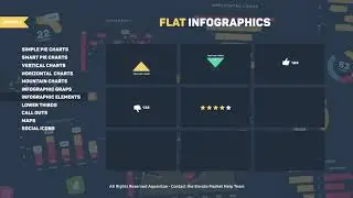 Flat Design Infographics | After Effects Project Files - Videohive template