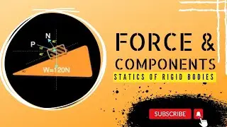Problem #3 Force and Components| Statics of Rigid Bodies