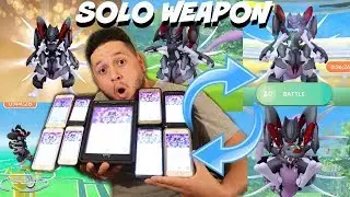 HOW TO SOLO ARMORED MEWTWO USING THIS ULTIMATE WEAPON NO RAID PARTY NEEDED IN POKEMON GO (THE SETUP)