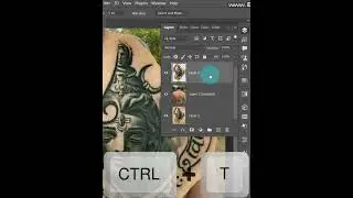 Photoshop Tutorial Make tattoo 