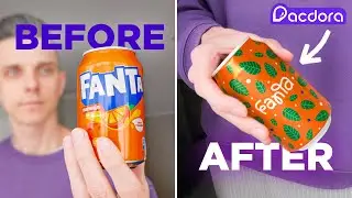 How to Create New 3D Label Fanta Design with Pacdora