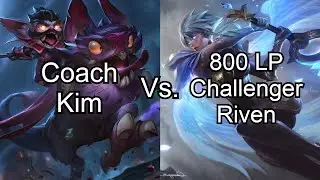 How I beat an 800LP Challenger Riven with NO MECHANICS
