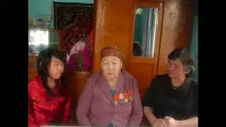 Участница трудового фронта Енгорбой