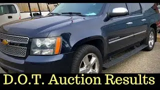 Auction Results from the Department of Transportation Auction