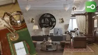 Рабочая зона, кабинет. Варианты дизайна. 