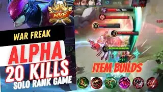 How to Use Alpha Best Build + Emblems + Gameplay 2023
