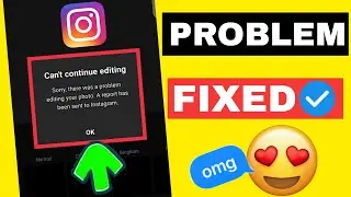 Can't Continue Editing Instagram Problem | How To Fix Instagram Can't Continue Editing - Raj_1114 |