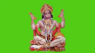 Hanuman Ji Chanting Ram Ram | Green Screen Video | #tripundvfxlybrari