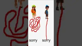 Boys vs girls sorry #funny #viral #foryou #funnyvideo #shortsviral #shorts