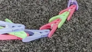 Rattle Snake Made Out Of Pegs! 🐍