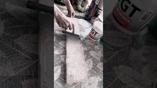 Доска с трафаретом 