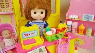 Baby doll mart register play baby Doli house