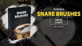 ≡ The Ultimate Jazz Drum Loops Brushes | Snare Brush Samples (WAV)