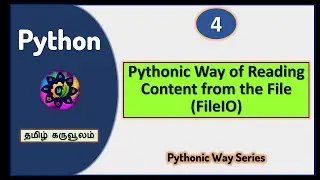 Pythonic Way of Reading Content from the File (FileIO)