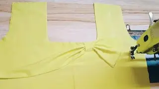 Very Useful Square Neck Sewing Techniques.Don't be afraid to try unconventional techniques