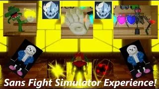 My Beginners Experience In Sans Fight Simulator. (Roblox Undertale Sans Fight Simulator Walkthrough)