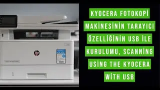 Installing the Scanner Feature of Kyocera Copier with USB, Scanning using the Kyocera USB