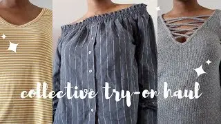collective try-on haul | lucky brand, j-crew, etc.