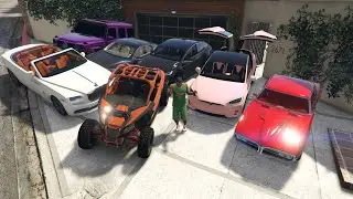 GTA 5 - Stealing Luxury TikTokers Cars with Franklin! (Real life cars)