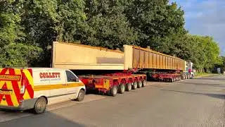 Collett Heavy Transport leaving Lanarkshire Welding Craigneuk Wishaw