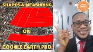 drawing Shapes and measurements in google earth Pro 2021