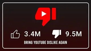 How to bring youtube dislike count again? 🤔