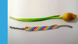 Friendship Bracelet Stripes _ pattern 7309 #friendshipbracelet