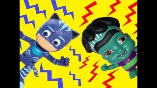 Pj Masks Balls Ice Cream Cones , Learn Colors with Pj Masks Wrong Heads