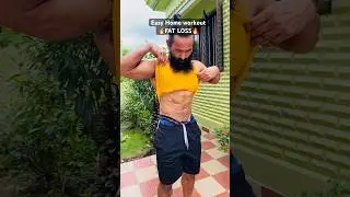 Home Fat loss exercise 🔥💯🇮🇳✅ #anime #music #beats #typebeat #fatloss #chest #calisthenics #yt