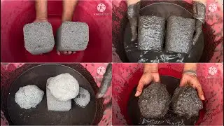 ￼￼Mix textures water crumbling #satisfying