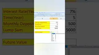FV formula part-2 in Excel #bengali #excelformula #education