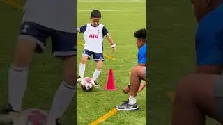 Back to training mode with Chace and Skylar + Coach Maddox #football #jogabonitoacademy