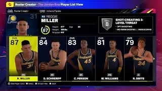 NBA 2K25: Indiana Pacers '91-'92 classic team - Jordan Era