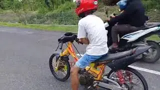 Setting Smash 155 mabur mabur....