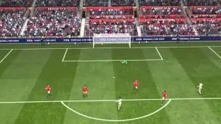FIFA 15 гол Роналду в ворота Манчестер Юнайтед