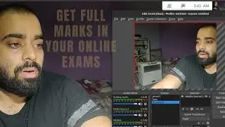 HOW TO FAKE USB VIDEO FEED FOR VIDEO CALLS  OBS STUDIO | UBUNTU | ONLINE EXAMS
