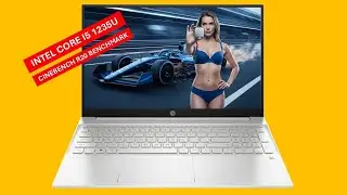 Intel Core i5 1235U Cinebench R20 Benchmark (HP Pavilion Laptop 15)