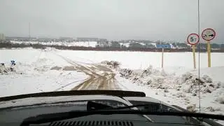 Toyota LandCruiser 80 переправа