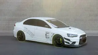 The OG Evo X Gets A New Wheel Set!
