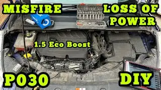 Ford 1.5 Eco Boost Petrol Misfire Detected Loss Of Power How To Fix P0304 DIY