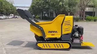 Гусеничный мини самосвал Rippa незаменимый помощник на стройплощадке