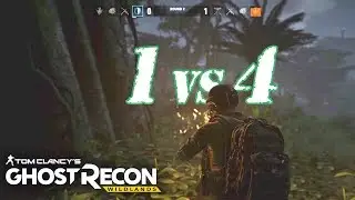 1v4 Comeback Win | Ghost Recon Wildlands | 4v4 PvP Gameplay [PS4]
